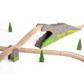 Bigjigs Rail Drevené vláčiky - Most s dinosaurom