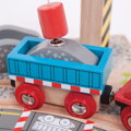 Bigjigs Rail Drevené vláčiky - Žeriav so štrkom