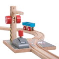 Bigjigs Rail Drevené vláčiky - Žeriav so štrkom