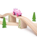 Bigjigs Rail Elektrická lokomotíva Silná ružovka