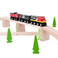 Bigjigs Rail Drevené vláčiky - Nákladný vlak CN