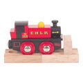 Bigjigs Rail Originálna drevená lokomotíva - EHLR Jack
