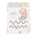 BusyKids Activity board Domček pastelovo biely