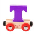 Bigjigs Rail Drevené vláčiky - Vagónik Písmeno T
