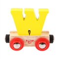 Bigjigs Rail Drevené vláčiky - Vagónik Písmeno W