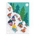 Galison Puzzle adventný kalendár 12 v 1