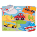 Bigjigs Toys Vkladacie puzzle - Dopravné prostriedky