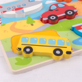 Bigjigs Toys Vkladacie puzzle - Dopravné prostriedky