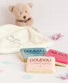 Doudou Darčeková sada - Medvedík s mojkáčikom 10 cm