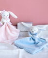 Doudou Darčeková sada modrá - Zajačik s mojkáčikom 10 cm