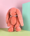 Doudou Plyšový zajačik so šatkou terakotový 35 cm