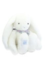 Doudou Plyšový králík XXL s šátkem bílý 50 cm