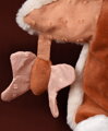 Doudou Plyšový maňuška líška Mina ružová 25 cm