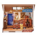 RoboTime Drevené 3D puzzle Miniatúra domčeka Kúzelnícky obchodík