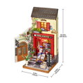 RoboTime 3D drevená skladačka Miniatúra domčeka Viedenské kníhkupectvo