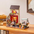 RoboTime 3D drevená skladačka Miniatúra domčeka Viedenské kníhkupectvo