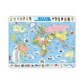 Larsen Vzdelávacie puzzle Svet Politická mapa 107 dielikov