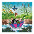 Dino Puzzle Krtko a dáždnik 3 x 55 ks