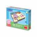 Dino Drevené kocky Peppa Pig 12 ks