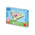 Dino Drevené kocky Peppa Pig: Veselý deň 20 ks