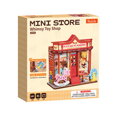 RoboTime 3D drevená skladačka Miniatúra domčeka mini Hračkárstvo