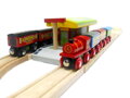 Bigjigs Rail Drevené vláčiky - Vidiecka stanica
