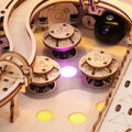 RoboTime 3D drevený puzzle automat - Pinball Machine