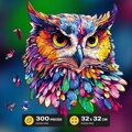 EscapeWelt Drevené puzzle Sova 300 dielikov