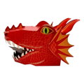 Fiesta Crafts Kreatívna súprava 3D maska ​​Červený drak