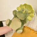 Doudou Histoire d'Ours Plyšová maňuška Dinosaurus zelený 24 cm