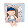 Doudou Jolijou Bábika Eliot 16 cm tmavo modrá