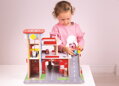 Bigjigs Toys Garáž s parkoviskom