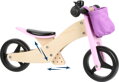 Drevené odrážadlo pre deti Trike 2v1 ružové