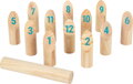 Vikingské kocky Kubb s číslami Active