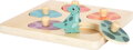Drevené pamäťové puzzle Dino