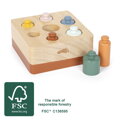 small foot Montessori vkladačka s valčekmi