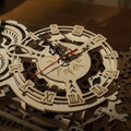 RoboTime Drevené 3D mechanické puzzle Sovie hodiny 161 ks