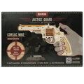 RoboTime Drevené 3D mechanické puzzle Revolver Corsac 102 ks