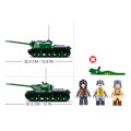 Sluban Bitka o Budapešť M38-B0979 Sovietsky ťažký tank IS-2 2 v 1