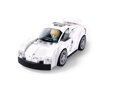 Sluban Metropolis M38-B1505D Závodné auto biele