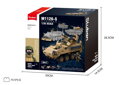 Sluban Model Bricks M38-B1611 Obrnený transportér M1126 Stryker 4 v 1 v mierke 1:35