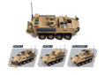 Sluban Model Bricks M38-B1611 Obrnený transportér M1126 Stryker 4 v 1 v mierke 1:35