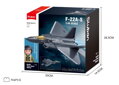 Sluban Model Bricks M38-B1613 Stíhacie lietadlo F-22 Raptor v mierke 1:44