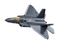 Sluban Model Bricks M38-B1613 Stíhacie lietadlo F-22 Raptor v mierke 1:44