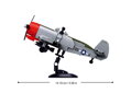 Sluban Model Bricks M38-B1617C Stíhacie lietadlo P-47 Thunderbolt v mierke 1:72