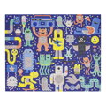 Petitcollage Puzzle príšerky 100 ks s 3D okuliarmi