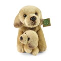 Plyšový labrador so šteniatkom ležiaci 25 cm ECO-FRIENDLY