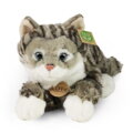 Rappa Plyšová mačka tabby šedá 40 cm ECO-FRIENDLY