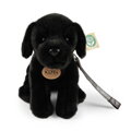 Plyšový pes labrador čierny 25 cm ECO-FRIENDLY