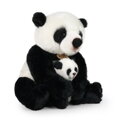 Plyšová panda s mláďaťom 27 cm ECO-FRIENDLY